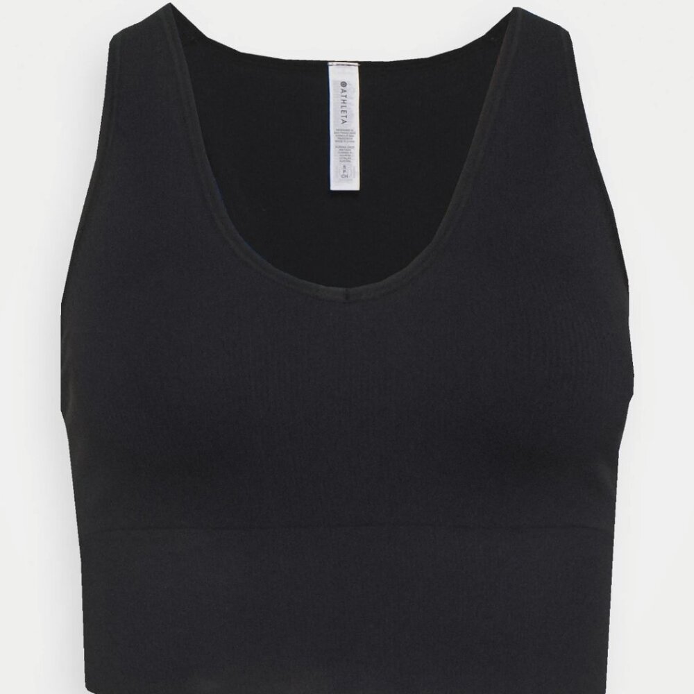Athleta AURORA SEAMLESS CROP TANK - Top - black